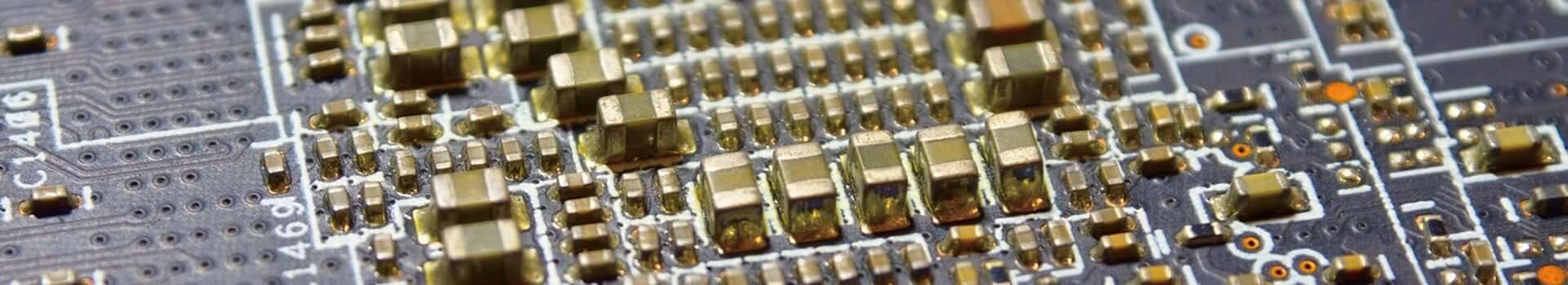 close-up of MLCCs